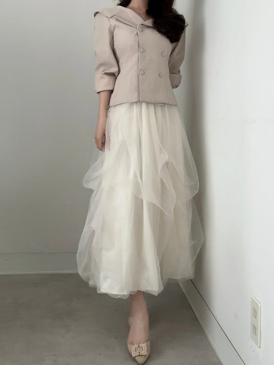 【produced by ayumi】ダブルブレストブレザー