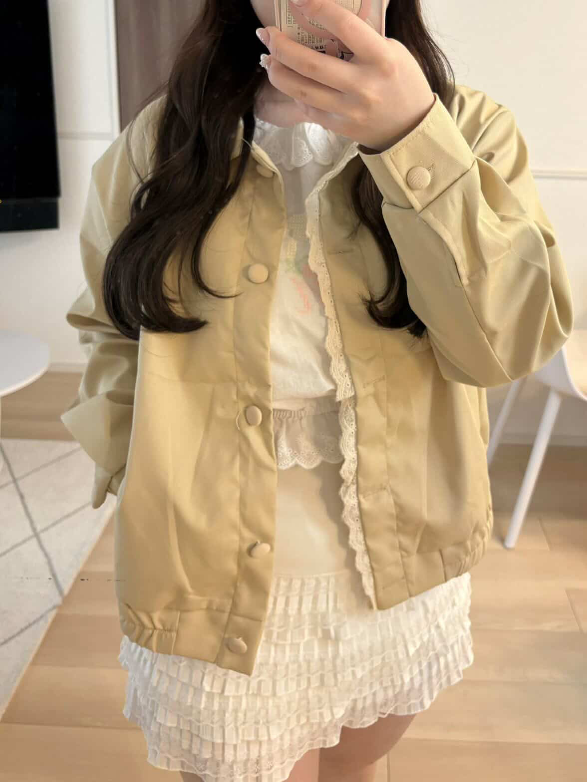 [produced by ゆづき]レースティアードミニスカート