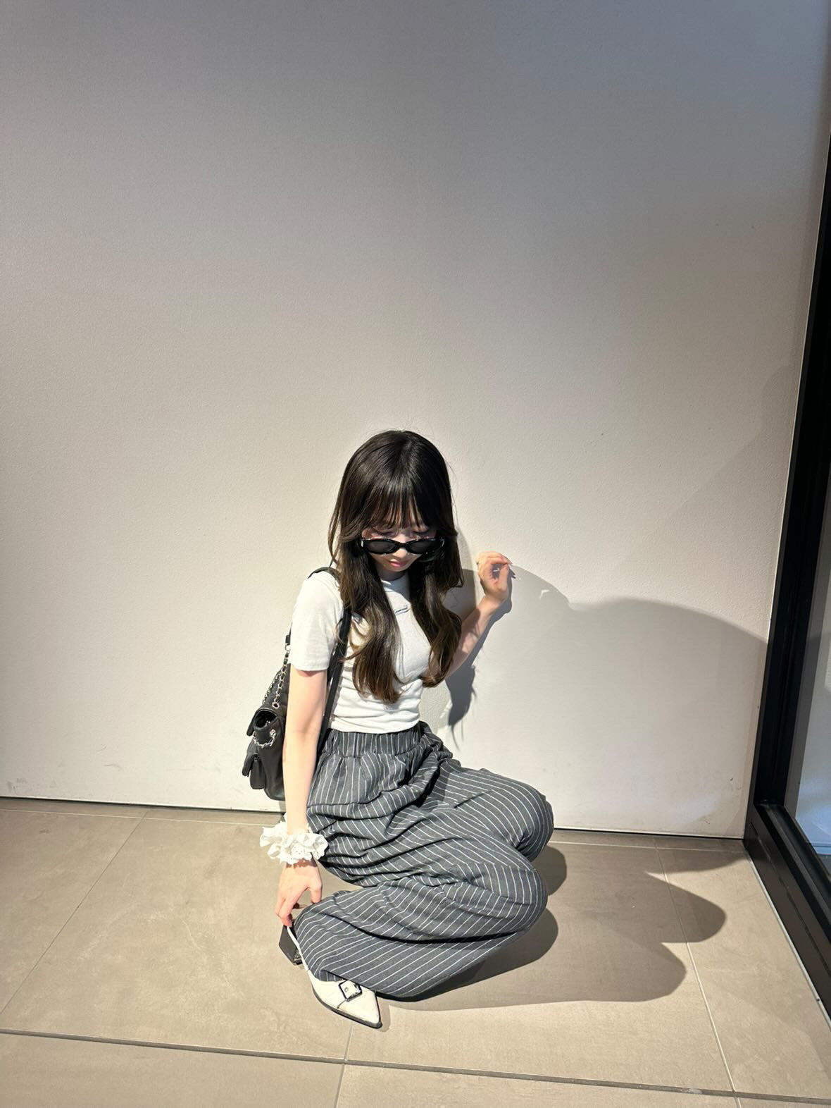 【produced by manaka】ペプラムレイヤードスラックス