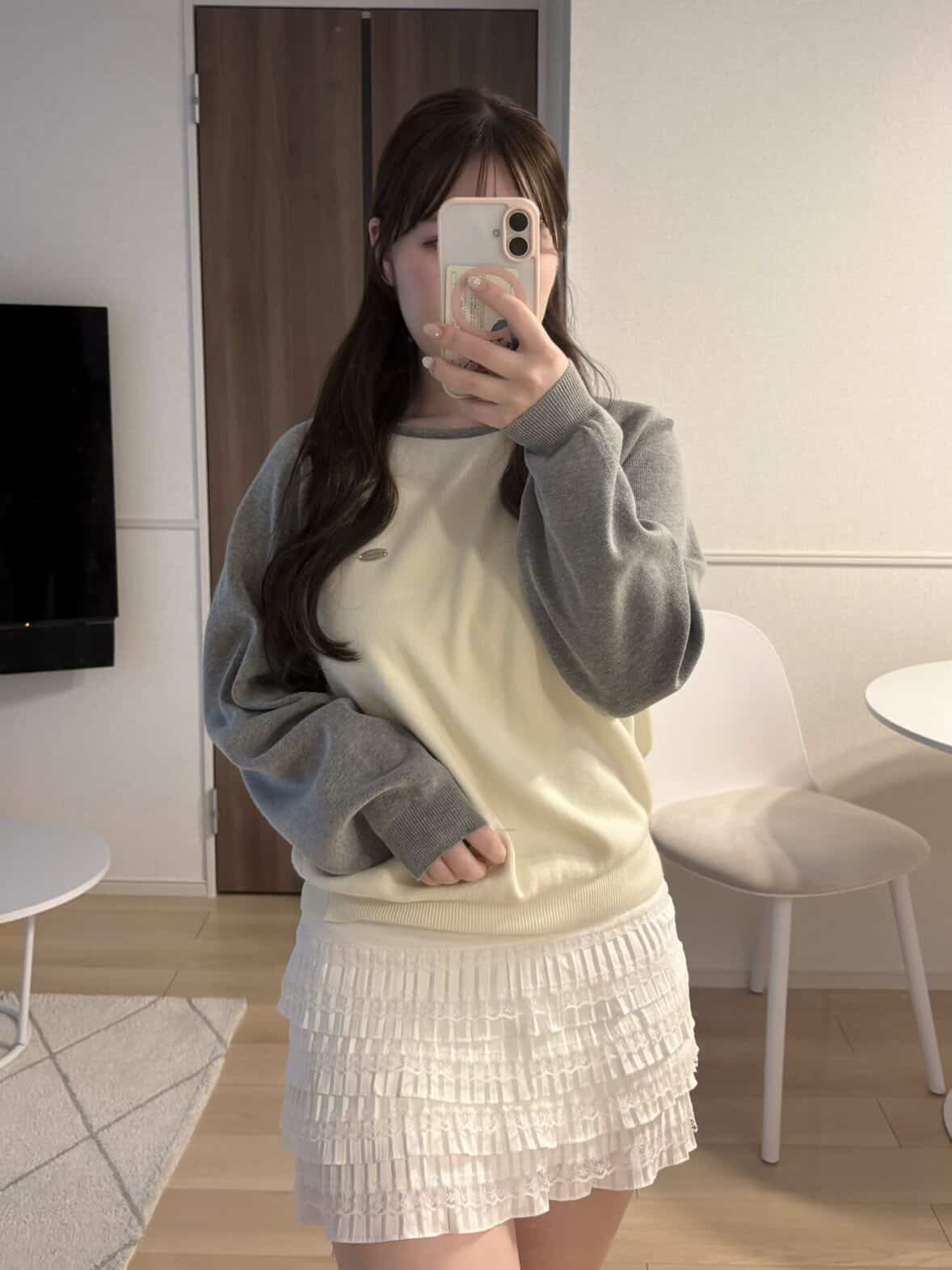 [produced by ゆづき]レースティアードミニスカート