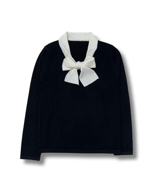 リボンニット トップス