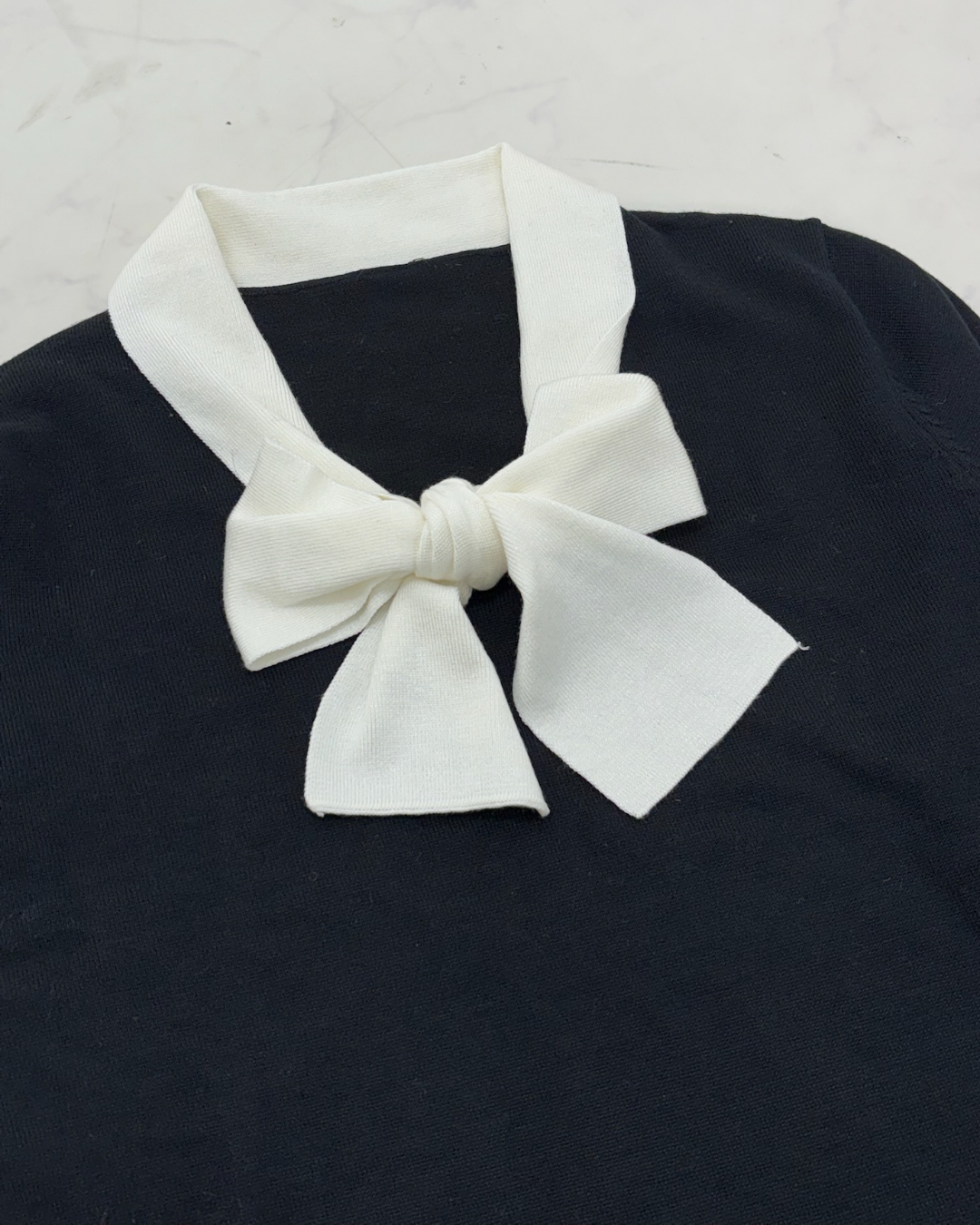 リボンニット トップス