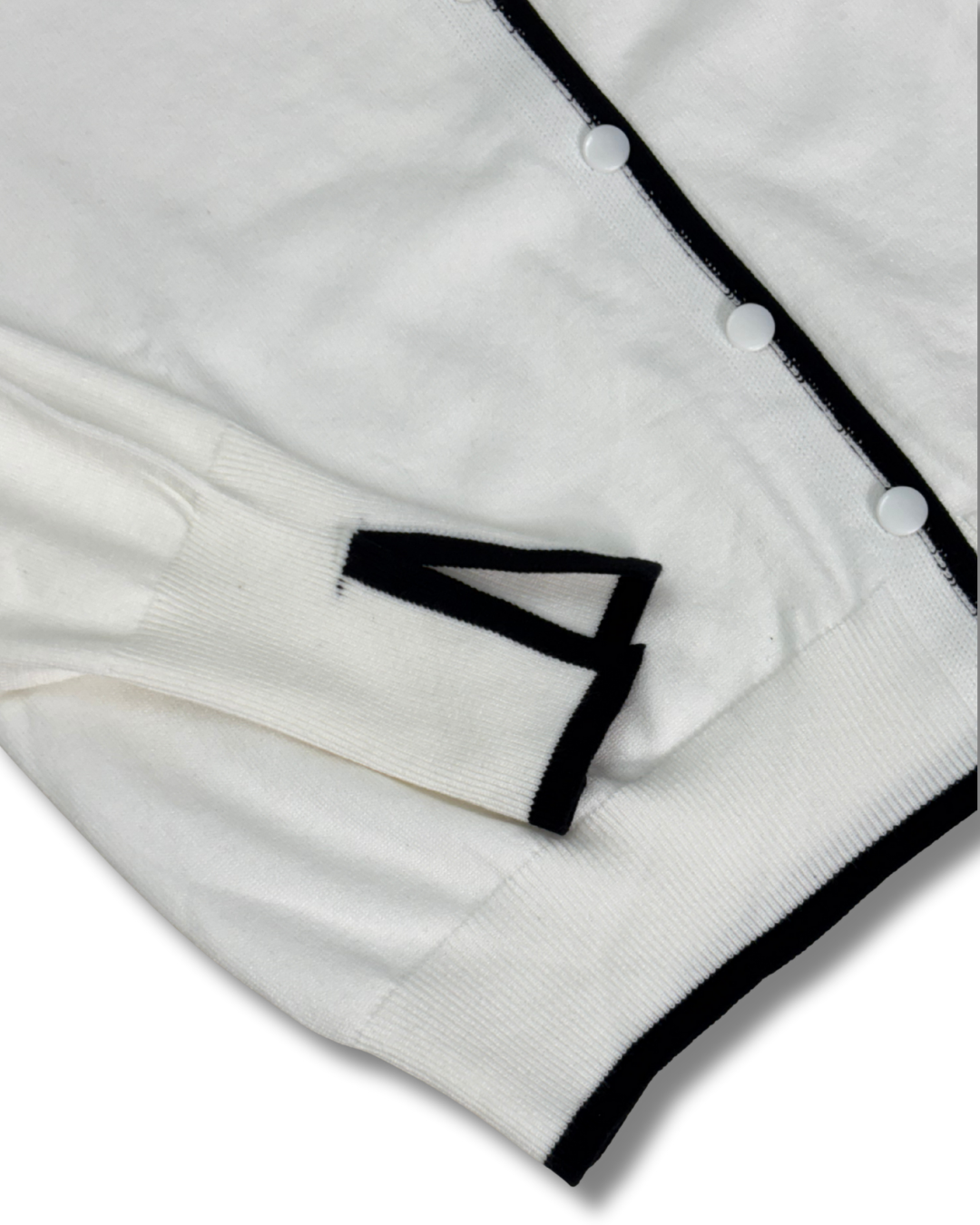 バイカラー カーディガン