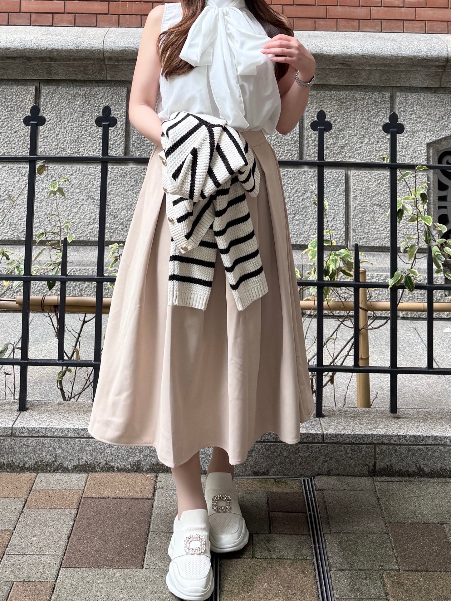 【produced by haruna】ビッグリボンブラウス
