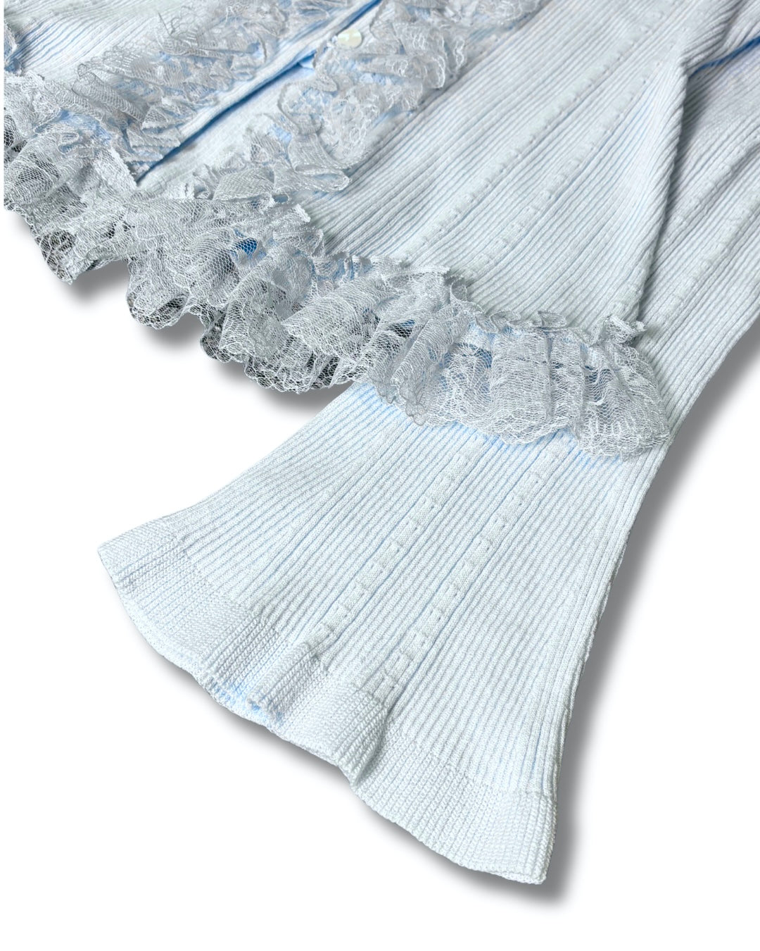 フリルフレアカーディガン