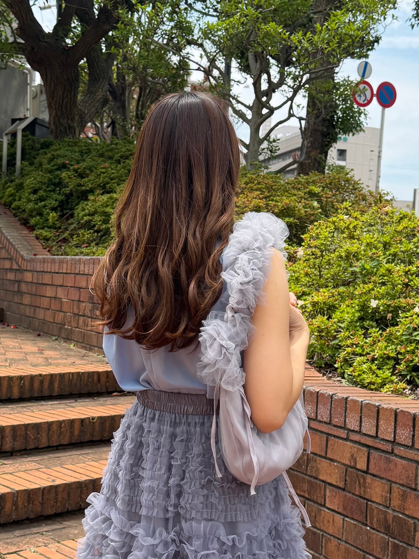【produced by sen】フリルチュールバッグ