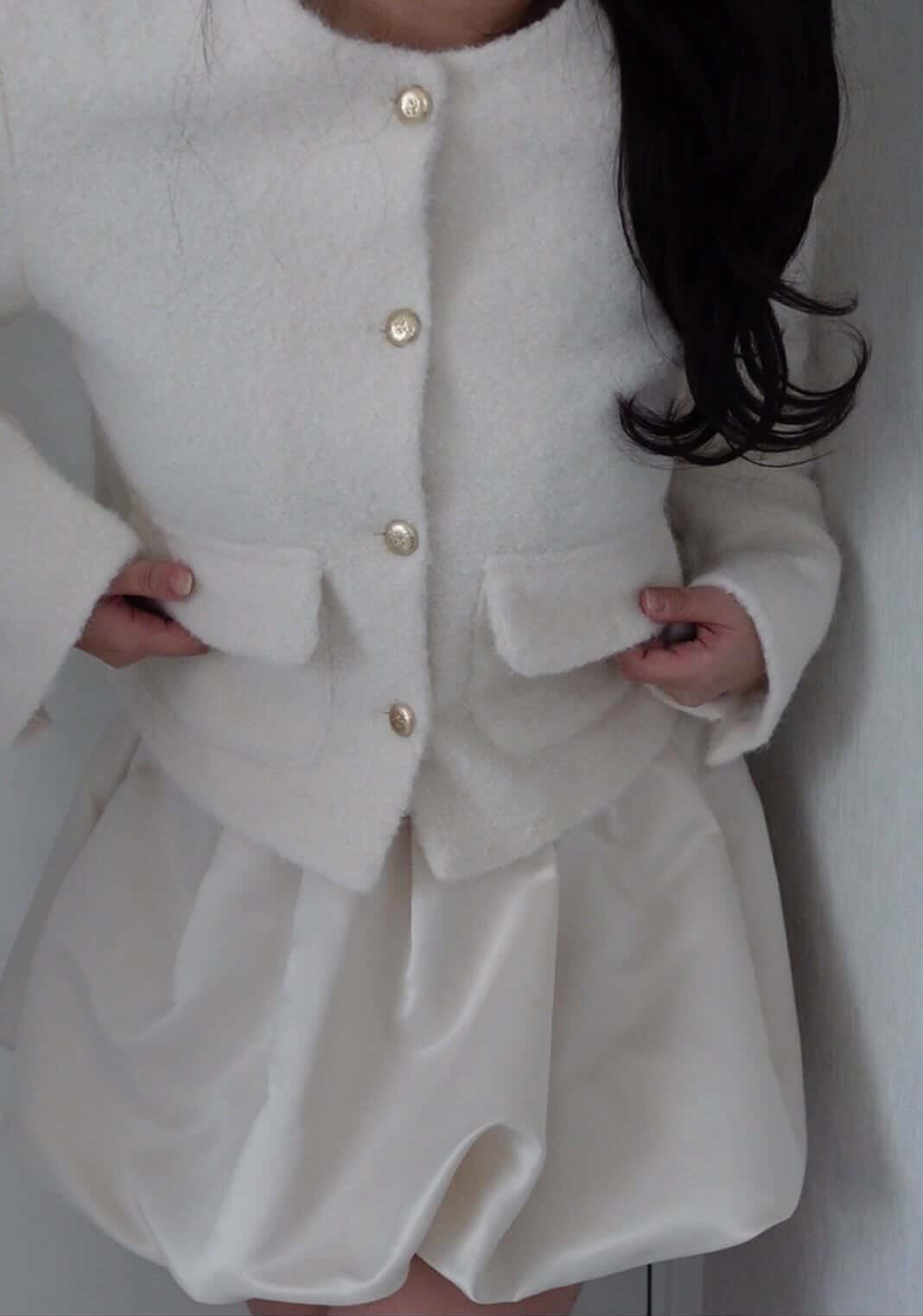 [produced by konomi] ホワイトボアジャケット