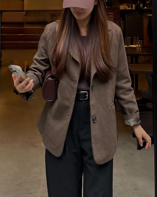 [produced by miya] ダブルボタンテーラードジャケット