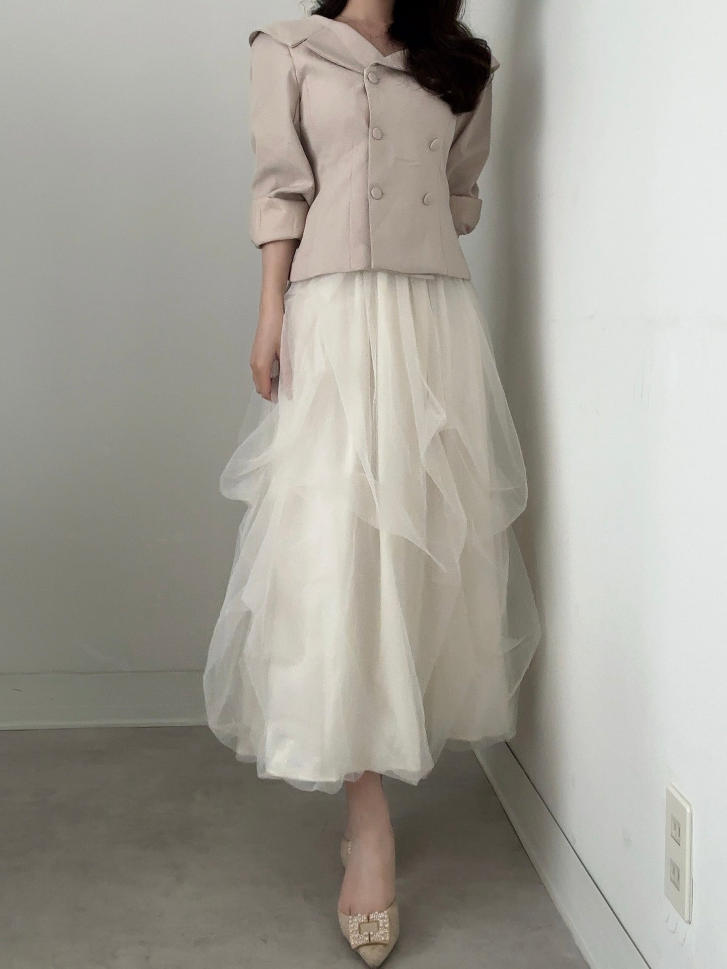 【produced by ayumi】ダブルブレストブレザー