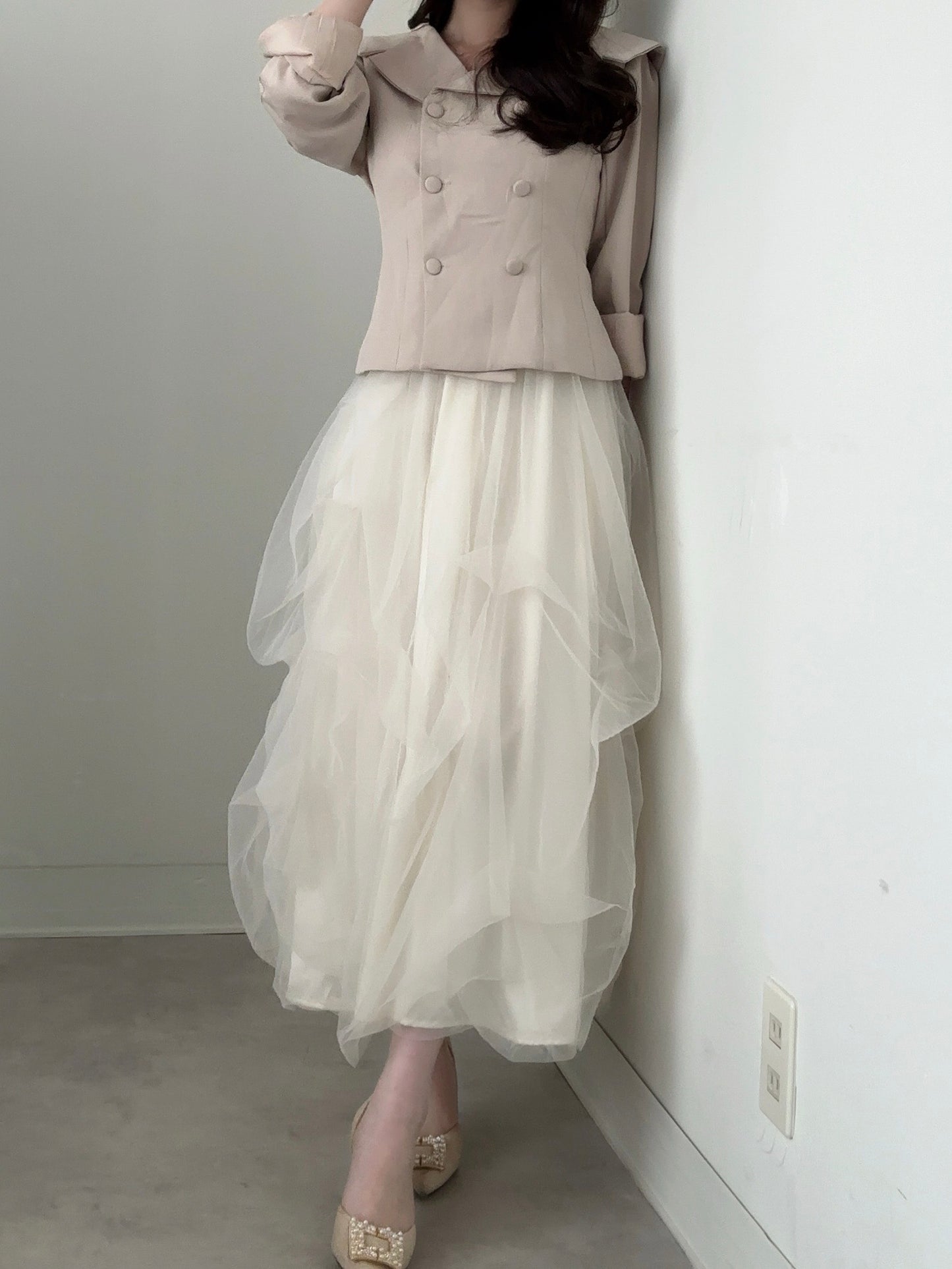 【produced by ayumi】ダブルブレストブレザー